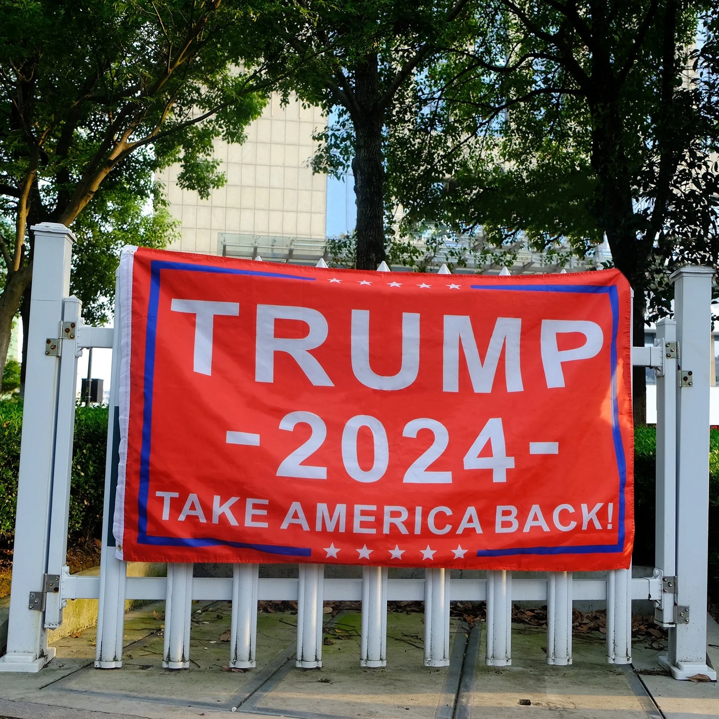 Trump 2024 Flag 3X5 Outdoor Double Sided 1/3 Ply-Donald Trump, Red Flags & Banner