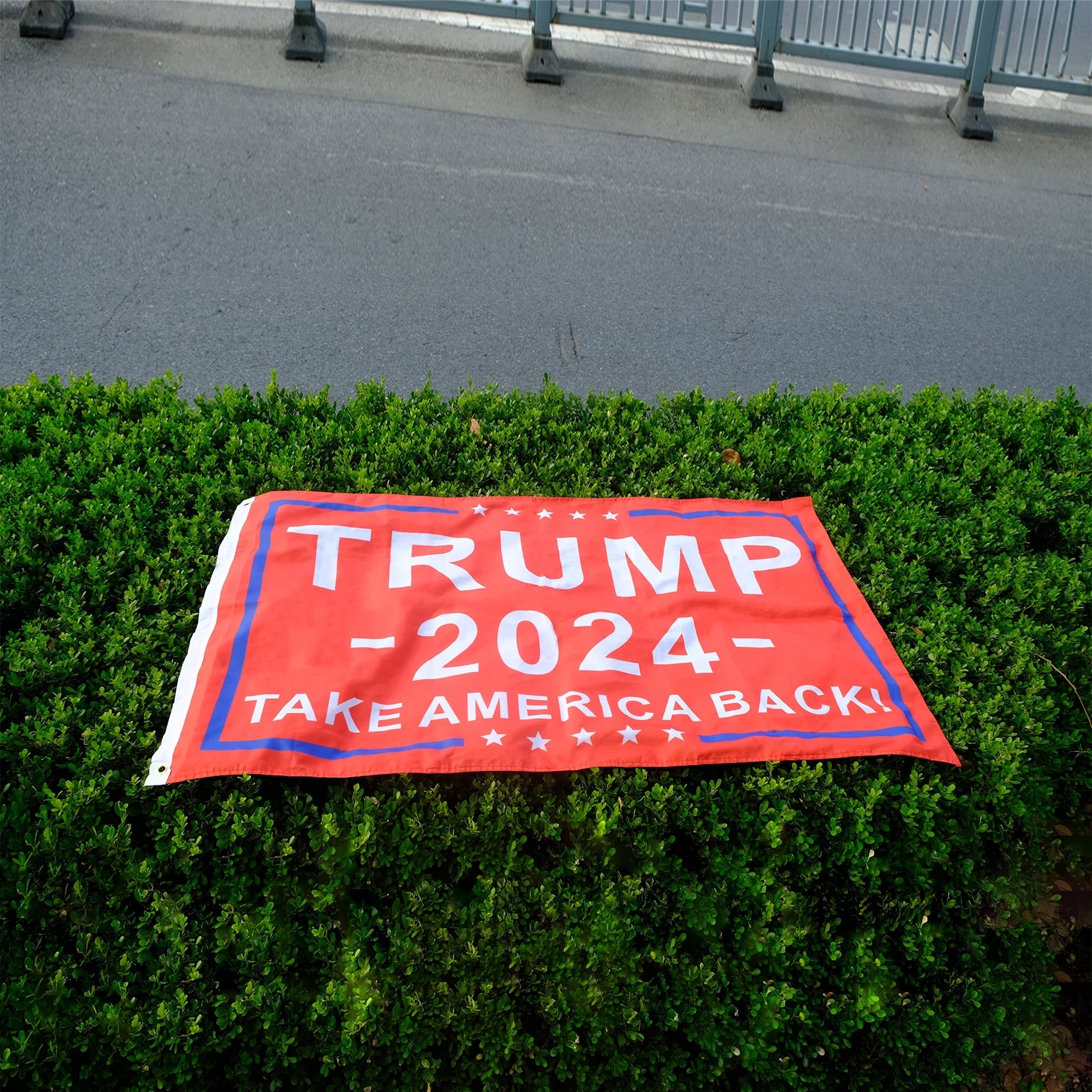 Trump 2024 Flag 3X5 Outdoor Double Sided 1/3 Ply-Donald Trump, Red Flags & Banner