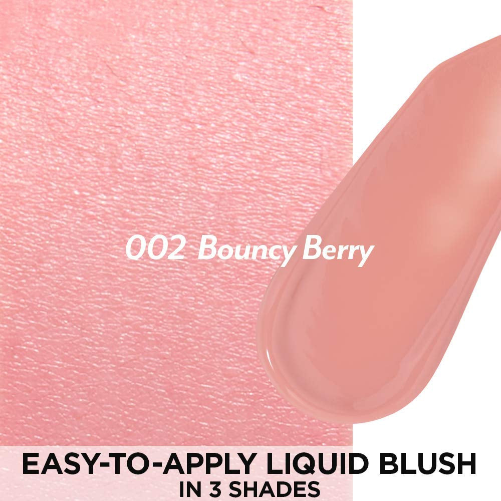 I'M Bare Cheek Liquid | Liquid Blush with Sheer Pigmentation | 002 Bouncy Berry | K-Beauty