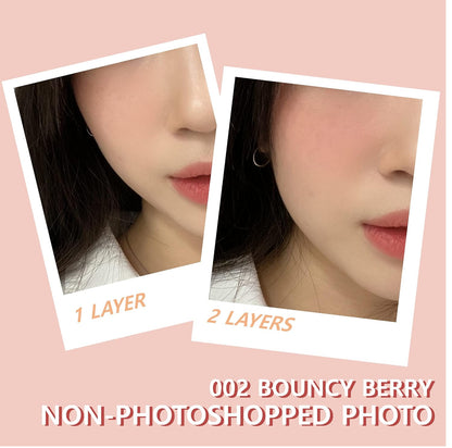 I'M Bare Cheek Liquid | Liquid Blush with Sheer Pigmentation | 002 Bouncy Berry | K-Beauty