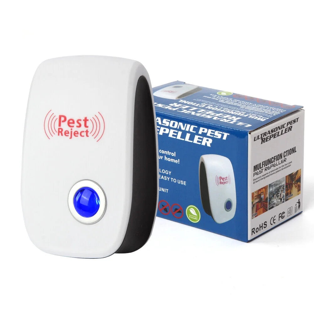 4-Pack Ultrasonic Pest Repeller Control Electronic Repellent Mice Rat Reject